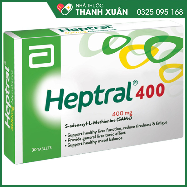 Heptral 400 tăng cường chức năng gan